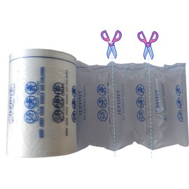 Jephny Air Cushion Film HLM62100 Air Pillow Wrap Packing Roll, 1 Roll 7.9"x3.9"x1968.5' (Pack of 2 Roll)…