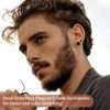 Qmcandy 20-26Pcs Ear Stretching Kit 1-7mm/7.5-12mm Dead Stretching Single Flare