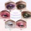 DAGEDA Glitter Eyeshadow,Holographic Chameleon Eye Shadow for Festival Accessories, Pearly