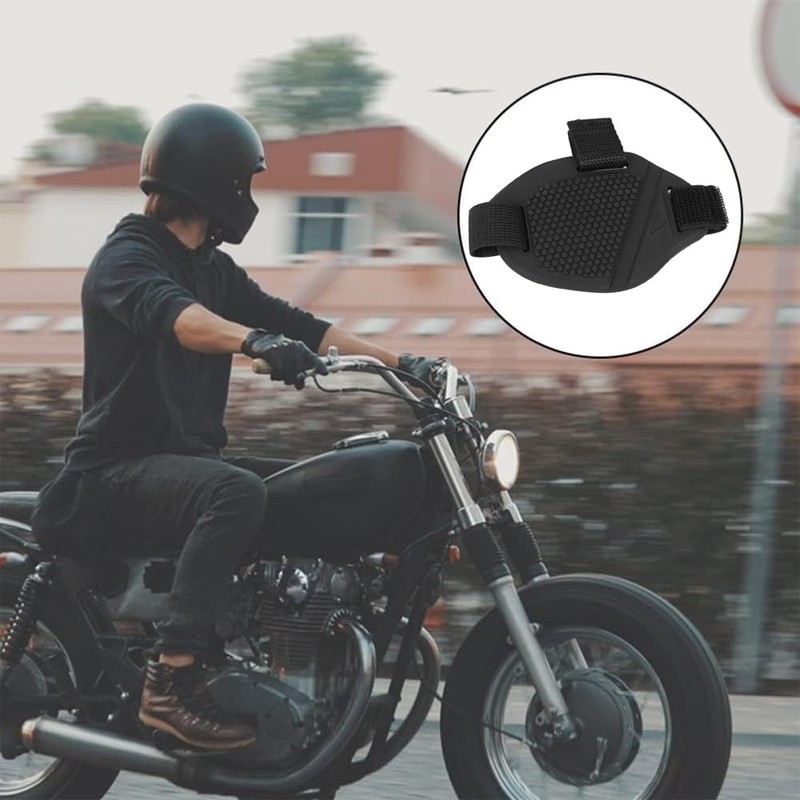 YIBOOOM 1PCS Motorcycle Shift Guard Protector Pad Rubber Material Motorcycle