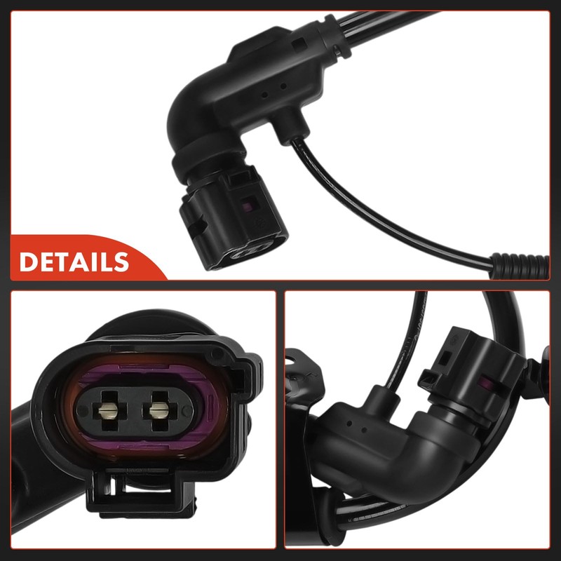 A-Premium Rear Right ABS Wheel Speed Sensor Compatible with Hyundai