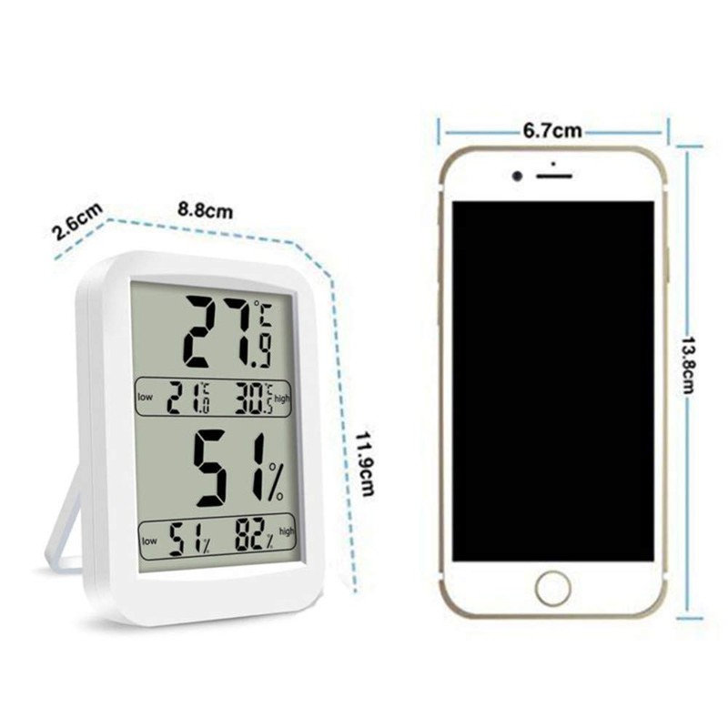 Digital Hygrometer Indoor Thermometer, Humidity Gauge Indicator Room Thermometer, Accurate