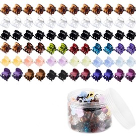 72 small hair clips for women, mini hair clips, plastic claw clips, anti-slip small clips, suitable for both girls and ladies