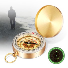 Children's Compass, Outdoor Pocket Compass, Portable Compass, Hiking Compass with Fluorescence, Clamshell Compass, Waterproof Compass for Outdoor Activities, Hiking, Climbing