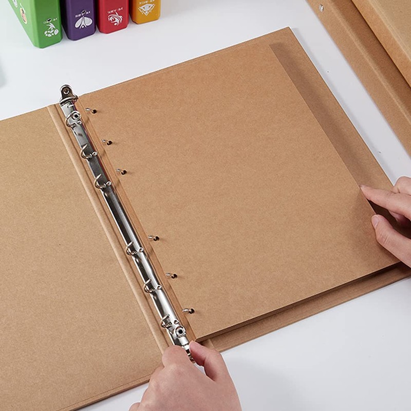 Dzmuero A5 6- Ring Binder, A5 Ring Binder Folders, A5