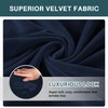 FantasDecor Velvet Chaise Lounge Cover Stretch Double Arm Chair Slipcover