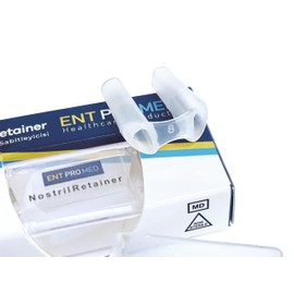 ENTPROMED Nostril Retainer, Silicone Tubes for Post Nasal Surgery, After Rhinoplasty