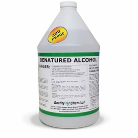 Quality Chemical's Denatured Alcohol 200-Proof Ethyl Alcohol - for Cleaning, 1 Gallon (128 oz.)