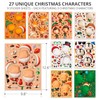 X-Protector Christmas Make a Face Stickers - 9 Sheets of