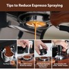 VOURMIO 54mm Bottomless Portafilter - Breville Compatible Naked Portafilter, Rosewood