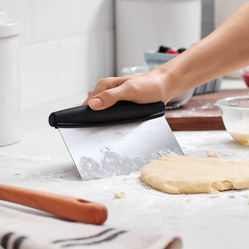 OXO Good Grips Stainless Steel Multi-Purpose Scraper & Chopper, Dough