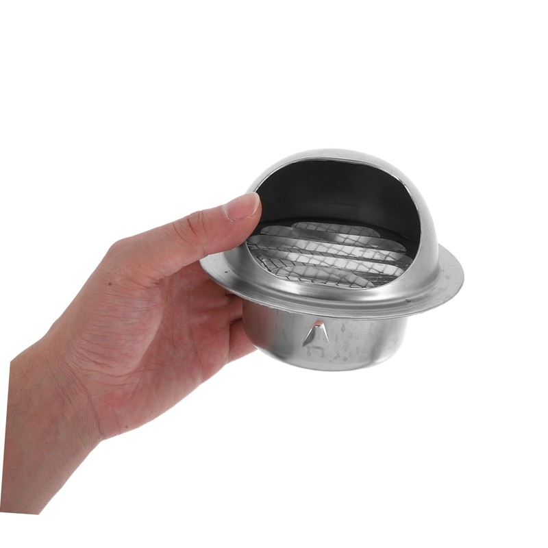 TEHAUX Stainless Steel Vent Cover for Wall Round Dryer Vent
