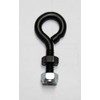 Eyebolt, 1/4-20, Black Oxide with Nuts, 2" Long, Box of 10