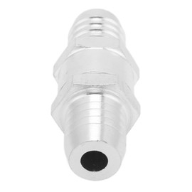 Disposable Inline Check Valve Air Water Gas Check Valve Aluminium Alloy for Fuel Petrol Oil Petrol Water (16 mm)