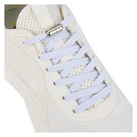 No Tie Shoelaces for Adults and Kids, Elastic Shoe Laces for Sneaker White