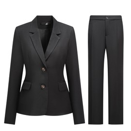 [ByFshow] リクルートスーツ レディース パンツスーツ スーツ 2点セット就活スーツ 二つボタン カジュアル フォーマル 着痩せ 通勤 洗える 通勤 入学式 卒業式 面接 冠婚葬祭