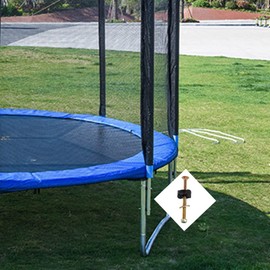 Dotoen Trampoline Screws Set of 6 Trampoline Screws Set of 12 Accessories for Garden Trampoline Children's Trampoline (6 Pack)