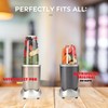 Utiz 18oz/500ml Small Cup with Flat Lid Cap for Nutribullet