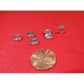 Basic Stainless Steel Spacer, M3 Screw, 8 mm OD x 3.2 mm ID x 3 mm Length, 6 pc