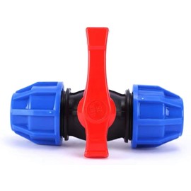 REBECASKYENS 20 mm MDPE PE Ball Valve,Irrigation Pipe Fittings Valve,MUFF Water Pipe Compression Fitting MDPE PE Water Pipe Plastic Compression Reducer Fitting MUFF 20 x 20 mm Female Adaptor