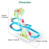 Miracland Dinosaur Electric Stair Climbing Toy, Dino Track Sliding Toy