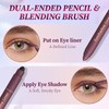 Shadow Liner 2in 1 Eyeliner Eyeshadow, Shadow Liner Duo Plum,