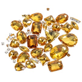 IWOWHERO Small Glitter Rhinestones Drill Sewing Rhinestones Clothing DIY Materials