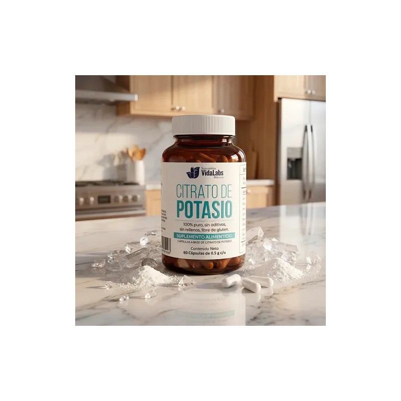 Pack Magnesio Potasio Nutrientes Vidalabs México Cápsulas