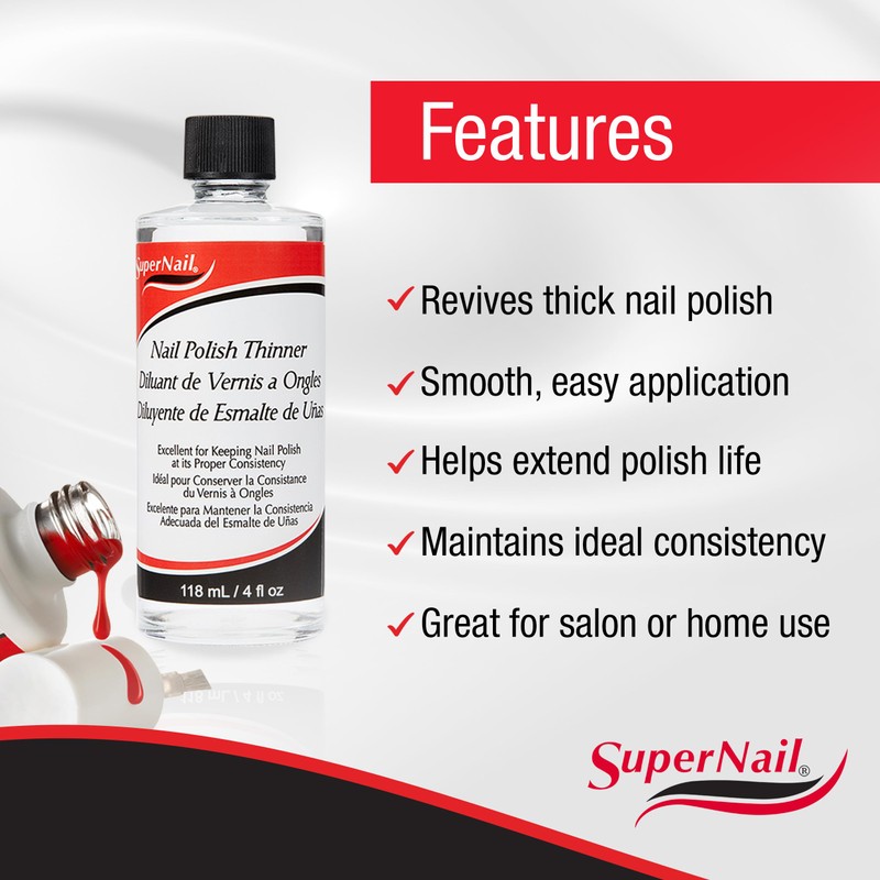 Super Nail Polish Thinner 4 Ounce (118ml)