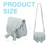 Qiuhome Bolso bandolera de piel para niñas pequeñas y niñas