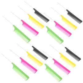 IWOWHERO Rat Tail Comb Fine Tooth Hair Styling Comb Styling Tool for Women Hair Dye Brush