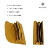 ArtsEye Genuine Leather Long Wallet Trifold Women's Large Capacity Wallet