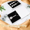 Acehome Jewelry Gift Box with Velvet Bag, Necklace Bracelet Earring