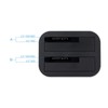 TOOQ TQDS-805G - Docking Station with Dual SATA Bay for