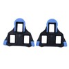 Bicycle Cleats Enhance Stability Grip Foot Pedal Self Locking Tabs