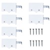 6 x Sossai® Dexo Cabinet Hangers | Hanger + Screws
