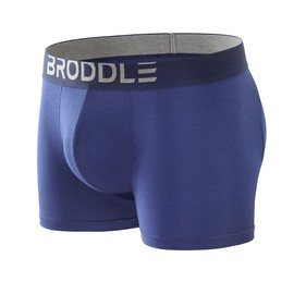 BRODDLE Men's Butt Padded Underwear Breathable Microfiber Modal Trunks Navy