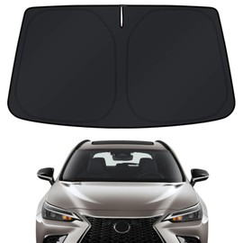 Windshield Sun Shade for Lexus NX 2022-2025 2026-4 Layers Sunshade Compatible with Lexus NX NX250 NX350 NX350h NX450h+ Foldable Front Window Sunshade Sun Visor Protector Block UV Rays