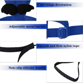 Adjustable Harness for Parrots Bird Harness Leash for Outdoor Fly Training Leash Anti Biting Elastic Band for Birds Parrots Cockatoos Macaws