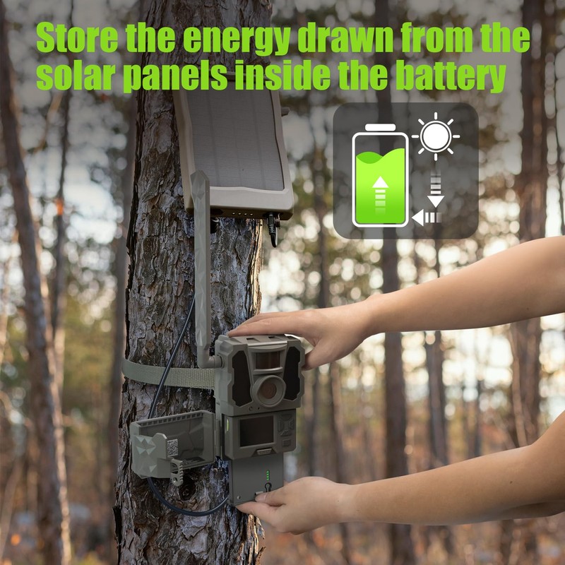 METACUCU 4 Pack New Reveal Lipo Lithium Battery Upgraded Solar