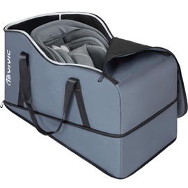 IBVIVIC Car Seat Travel Bag - Fits Aria and Mesa, Infant Car Seat Travel Bag Car Seat Cover for Airplane Travel (Grey)