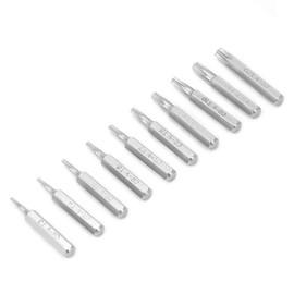 YWBL-WH 10PCS 4mm Screwdriver Bit Set Proof Shank Star 6 Point Screw Driver Repair Tools T3/T4/T5//T7/T8/T9/T10/T15/T20, Screwdriver Set