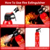 WPW 620ml Large Upgraded 8-in-1 Fire Extinguisher for Home with