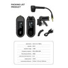 EBJ Wireless UHF Saxophone Microphone System, Clip Instrument Microphone Saxophone