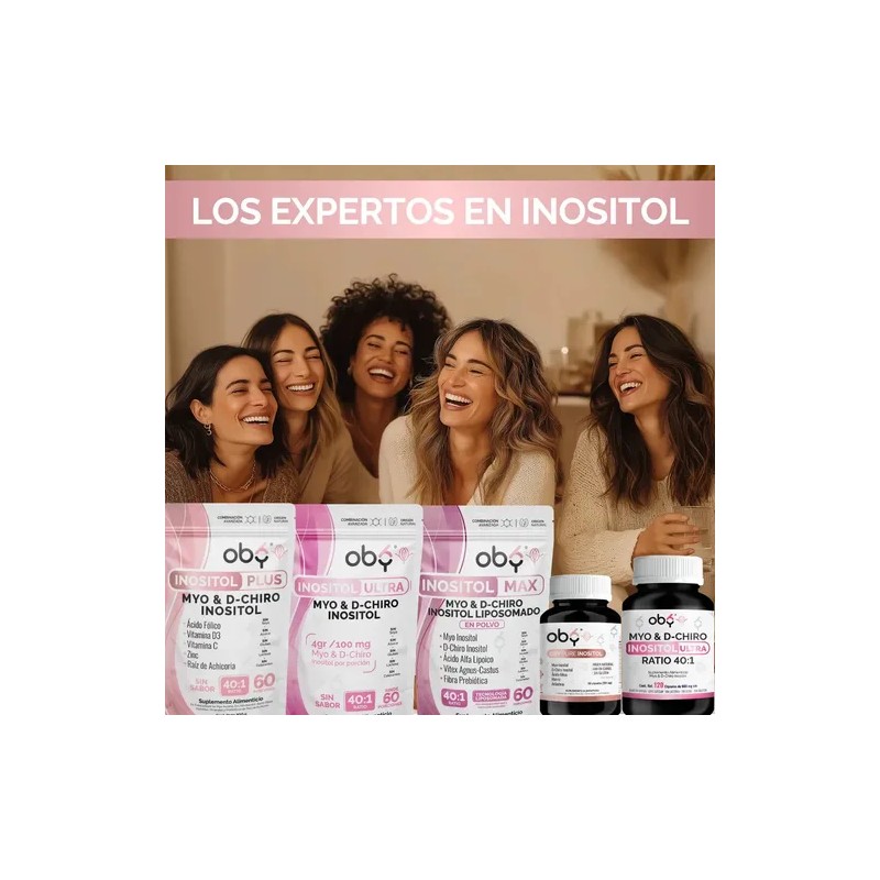 Pack 900g Myo Chiro Inositol Plus Acido Folico Prebioticos Vitaminas