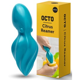 OTOTO OCTO Lemon Juicer Hand - Easy to Hold Lemon Squeezer Manual for Lemon, Lime, Oranges - BPA Free, Dishwasher Safe Citrus Juicer Hand Press Manual - Fun Kitchen Gadgets & Tools