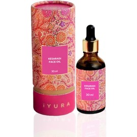 iYURA Kesaradi Face Oil | 100% Natural Ayurvedic Moisturiser for Dry, Sensitive Skin with Saffron, Turmeric & Rose | Reduces the Appearance of Wrinkles