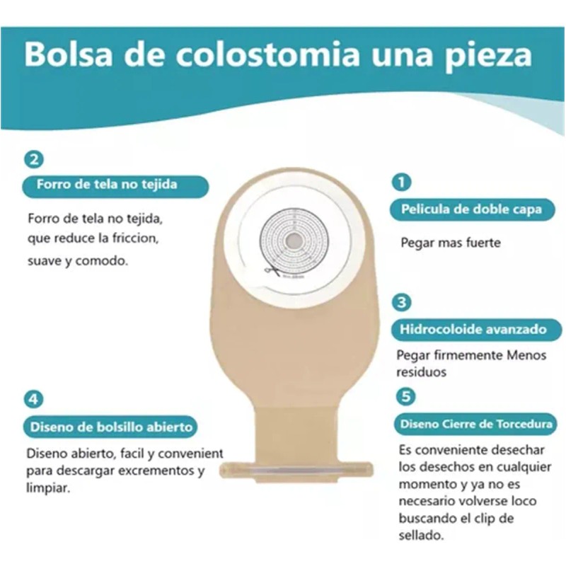 Bolsas Para Colostomia Osto System Adulto 10 Piezas