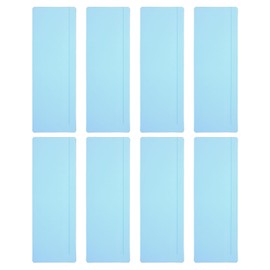 PATIKIL Guided Reading Strips, 8pcs Tracking Highlight Colored Overlay Bookmark Reduce Visual Stress Teacher Teaching Supplies for Classroom, Sky Blue