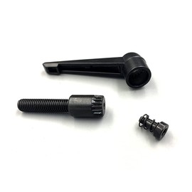 Jeanoko 4PCS Adjustable Fixing Handle Metal Machine Knobs M10 Male Thread Adjustable Female Thread Fixing Handle Machine Knobs Machine Necessary Parts Stainless Steel(80MM)